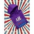 thumbnail image 3 of All American Mom Hearts Hoodie Women -Image by Shutterstock, Female Large, 3 of 4