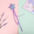 thumbnail image 1 of Varita mágica de hada con forma de gato, divertida varita mágica de estrella de cinco puntas, varita mágica de hada con plumas para niños, 1 of 6
