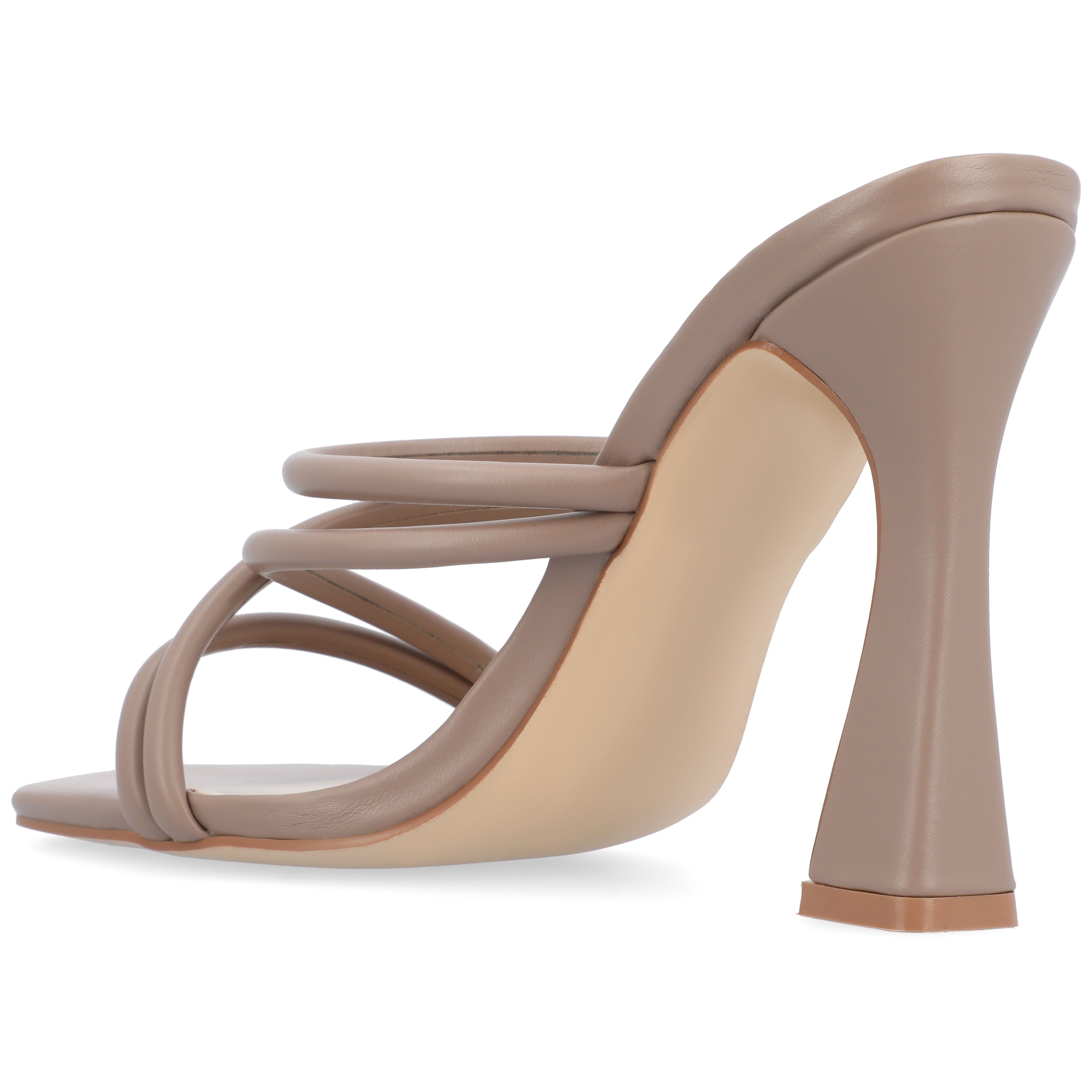 Journee Womens Louisse High Heel Open Toe Sandals