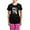 With Pink Pant, variant on CafePress - Japanese Cats Women's Dark Pajamas - Women's Short Sleeve Print T-Shirt and Pants Dark Cotton Pajama Set