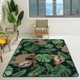 thumbnail image 2 of Crawling Indoor Carpet Play Mat Tropical Leaves Sloth for Living Room Bedroom Educational Nursery Floor Mat Area Rugs 60x39inch, 2 of 6