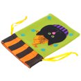 thumbnail image 2 of Bolsas De Golosinas De Halloween, Bolsa De Dulces De Truco O Trato, Bolso De Dulces De Halloween, Bolsa De Dulces De Halloween, Fieltro Para Halloween Para Fiesta Para El Hogar ZAQW gato negro verde, 2 of 8