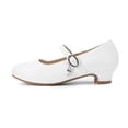 thumbnail image 3 of Zapatos Mary Jane para Niñas DREAM PAIRS KFL219 Blancos con Tacón Bajo Talla 12, 3 of 5