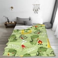 thumbnail image 5 of Sikiie Cute Dinosaurs Cartoon Ultra-Soft Micro flannel Blanket Luxury All Seasons Warm Blanket for Bedding Sofa and Travel (4 sizes)-60"x50", 5 of 7