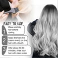 thumbnail image 3 of Silver Gray Natural Hair Dye Cream, Unisex Silver Hair Dye, Fashion Long-lasting, Non-stripping And Easy To Apply Color For All Hair Types, 3 of 5