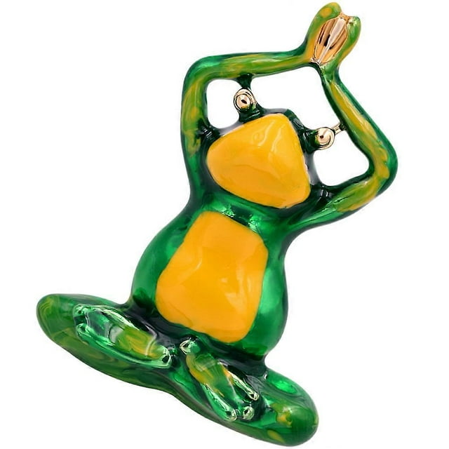 Adorable Shaped Brooch Creative Green Alloy Corsage For Weddings 1Pc