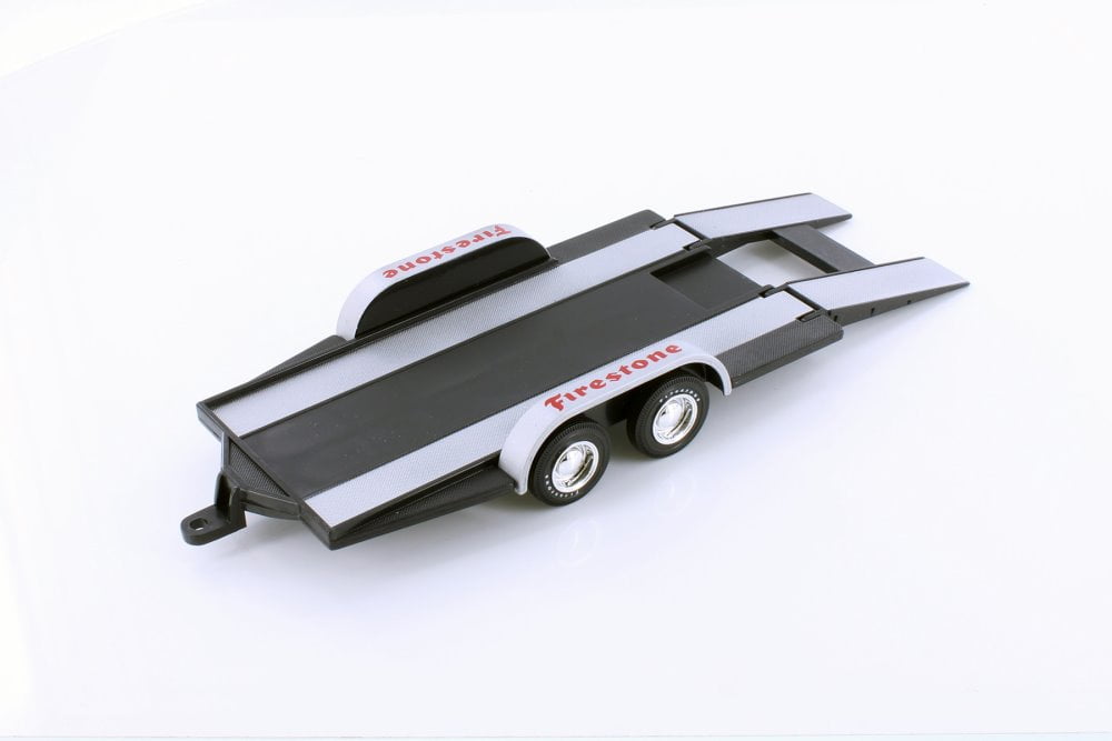 アーテル　カートレーラー　1:18 Motormax 1/18 Scale Diecast Model Toy Flatbed Car Trailer with