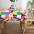 thumbnail image 3 of Happy Birthday Tablecloth Rectangle, Birthday Table Cloth for Home Party Dining Table Decor, Multi-Use Washable Bithday Gift Tablecloth, 3 of 6