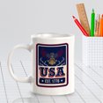 thumbnail image 5 of USA est. 1776 11oz Plastic Coffee Mug | Patriotic Coffee Cup, 5 of 6