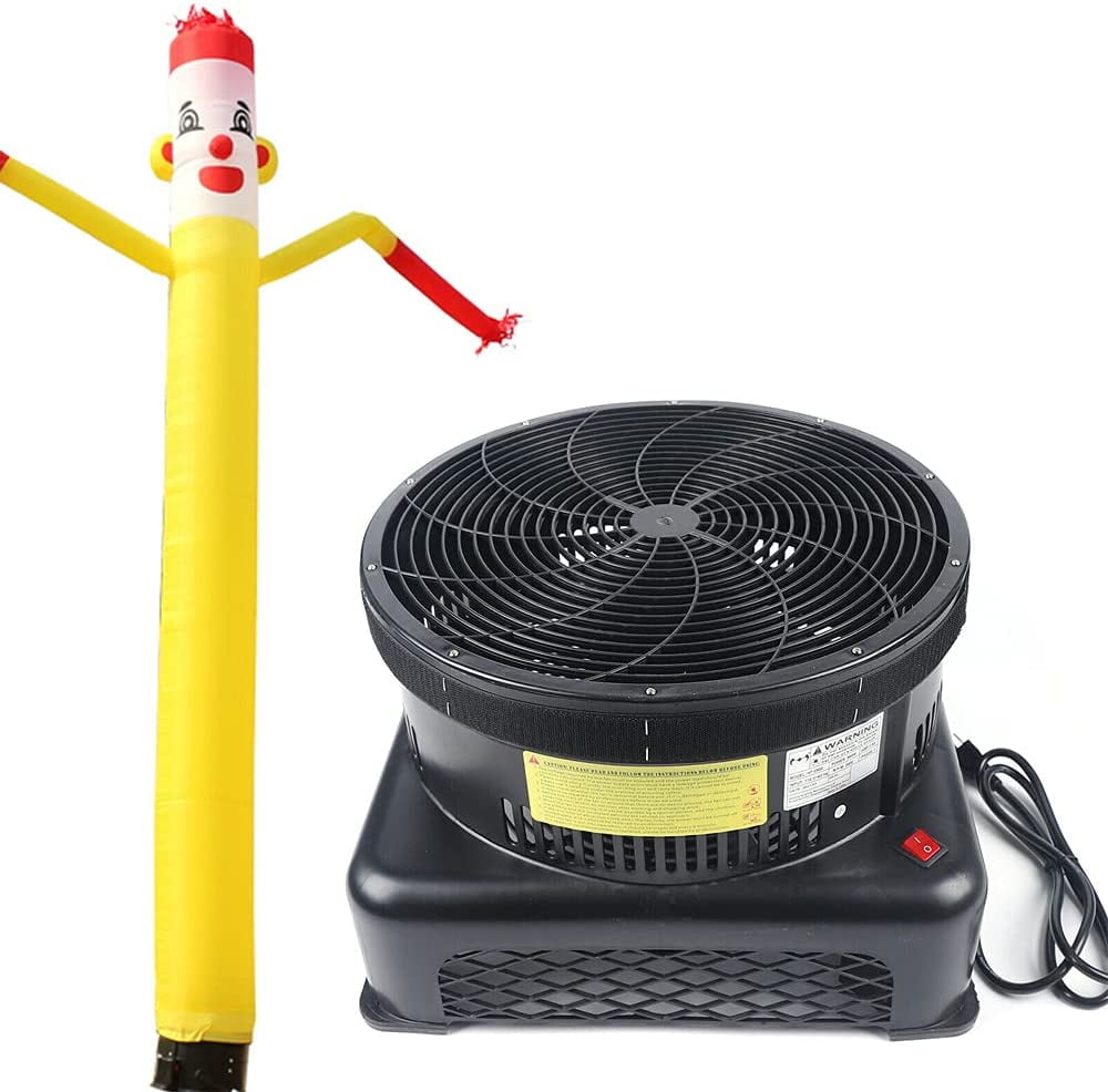110V 17.7inch 750W Inflatable Fly Guy Air Blower Fan Dancer Wind Tube Man Puppet 
