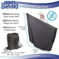 thumbnail image 2 of Swing Sports Hooded Stadium Blanket - 76 x 54.5in All Weather Outdoor Blanket, 2 of 7