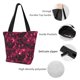 thumbnail image 4 of Disketp Burgundy Tie Dye for Women’s Casual Shoulder Tote Bag Cross-body Handbags for Shopping, Travel and Daily Use, 4 of 6