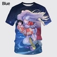 thumbnail image 1 of Verano Nueva Manga 2023 Corto anime inuyasha 3d Camiseta Impresión Moda Cuello Redondo casual top, 1 of 3