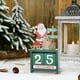 thumbnail image 3 of onlyliua Descuentos de Temporada Adornos Navideños Calendario de Madera Adornos Regalos Navideños Muñeco de Nieve Mini Escritorio Mesa de Escritorio, 3 of 6