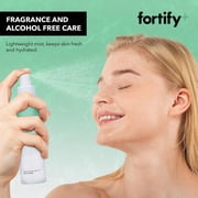 Fortify Skincare Collagen, Hyaluronic Acid & Niacinamide Face Mist – 3-in-1: Detox, Treat, Boost – Hydrating, Firming, Soothing Facial Spray – Dermatologist Tested – Vegan, Clean Beauty – 4.39 Fl Oz
