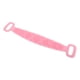 thumbnail image 1 of Cepillo de baño de silicona resistente y duradero, con fuerte resistencia a la tracción, correa para la espalda para colgar y limpiar el baño, color rosa, 1 of 14