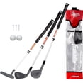 thumbnail image 1 of Set 3 palos golf niños tamaño ajustable incluye 2 bolas y bag Franklin sports, 1 of 7