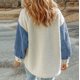 thumbnail image 3 of Abrigos y chaquetas informales de manga larga sin capucha para mujer, moda de invierno, cuello alto, bolsillos, abrigos casuales cálidos sin capucha, abrigos para mujer, 3 of 7