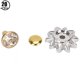 thumbnail image 4 of 20 juegos de remaches en forma de girasol, bolsas de ropa, decoración artesanal, remaches de diamantes de vidrio, 4 of 8