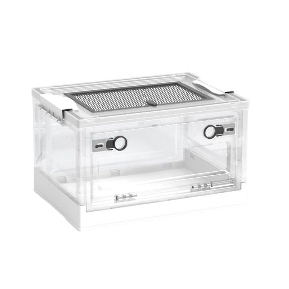 Greeniant Caja plegable para reptiles, jaula de cría, accesorios transparentes para el hogar, artesanía, tamaño compacto, jaulas para hámster, Terrarios S/Blanco Greeniant PT004138-01