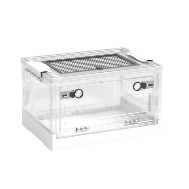 Greeniant Caja plegable para reptiles, jaula de cría, accesorios transparentes para el hogar, artesanía, tamaño compacto, jaulas para hámster, Terrarios S/Blanco Greeniant PT004138-01
