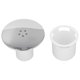 thumbnail image 2 of Shower Plug Hole Cover Easy Maintenance Chromate Shower Drain Cover Prevent Hair Clogging Fast Simple Installation with White Dip Cup for Bathroom ANGGREK Otros, 2 of 8