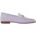 thumbnail image 6 of Sam Edelman Loraine Misty Lilac Almond Toe Slip On Stacked Heel Fashion Loafers (Misty Lilac, 7), 6 of 6