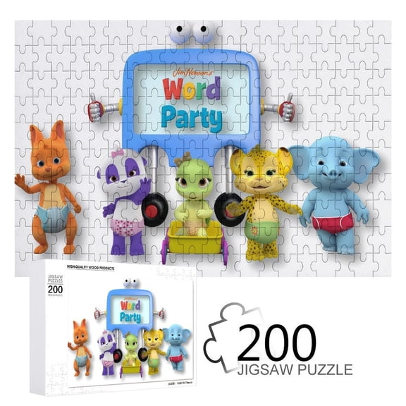 200 PCS Jigsaw Puzzle for Word Party Wooden Puzzles Game Home Decor Birthday Gifts High Quality