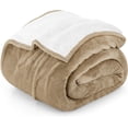 thumbnail image 1 of Manta Utopia Bedding Sherpa Queen Size Camel 228 x 228 cm, 1 of 8