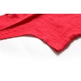 thumbnail image 3 of Mujeres Verano Crop Tank Tops Chaleco Botón Playa Cami Ropa Rojo s, 3 of 9