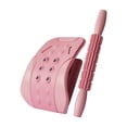 thumbnail image 2 of Dispositivo de descompresión espinal con rodillo de masaje, tabla espinal, rompedor de cuello para mujeres y hombres, sofá cama en casa. Rosa, 2 of 10