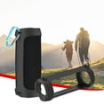 thumbnail image 3 of Pochette de Transport en Silicone Sangle Réglable Étanche Compatible Bluetooth Housse de Haut-Parleur Portable pour JBL Flip 6/Flip 5 Noir, 3 of 6