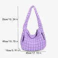 thumbnail image 3 of Luxalzxs Puffer Tote Bag for Women Large Quilted Carryall Bag Soft Puffy Crossbody Lightweight Shoulder Handbags for Work Travel Gym, 3 of 5