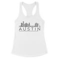 thumbnail image 1 of Skyline Austin Texas Tank Top Fitted Racerback Women's 2X-Large White, 1 of 5