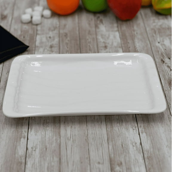 WILMAX FINE PORCELAIN SET OF JAPANESE STYLE DISHES (10.5” X 6.5” / SET OF 3)