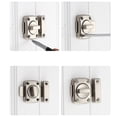 thumbnail image 3 of Rotating Handle Safe Securty Door Lock Door Lock Latch Bolt Lock cam Lock Door Latch Zinc Alloy Heavy Duty Gate Locks, 3 of 4