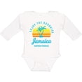 thumbnail image 3 of Inktastic Enjoy The Sunshine Jamaica Summer Paradise Boys or Girls Long Sleeve Baby Bodysuit, 3 of 5