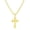 Gold, variant on 18K Gold Plated Cross Necklaces for Women Cross Pendant Chain Catholic Religious Christian First Communion Birthday Easter Basket Stuffers Jewelry Gifts Adults Age Ideas