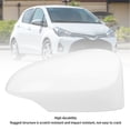 thumbnail image 3 of Rearview Mirror Shell, Door Side Rear View Mirror Cover White Shockproof Scratch Resistant Stylish Wing Mirror Cap for Vehicle, 3 of 7