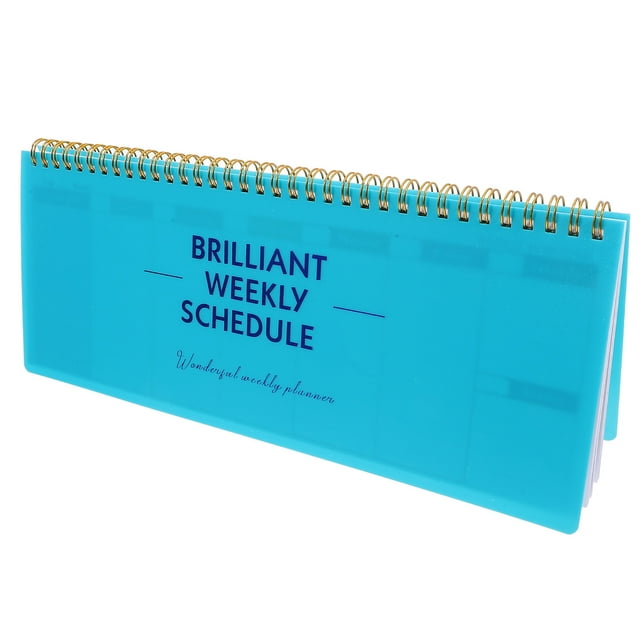 KAKOWELY weekly planner notepad Office Work Agenda Planner Notepad Weekly Schedule English Notepad Daily Planning Notebook12.01"X4.8"X0.39"