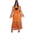 thumbnail image 3 of 70s Woodstock Hippie Women's Costume Dress, 3 of 11