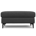 thumbnail image 3 of Simpli Home Ava Ottoman in Tightly Woven Performance Fabric , Assembled, 3 of 10