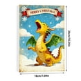 thumbnail image 3 of Christmas Dragon Advent Calendar 2025, 24 Days of Christmas Advent Calendar Hanging Ornaments Xmas Tree Cartoon Acrylic 2D Dragon Decorative Ornaments for Home Tree Decor Countdown, 3 of 9