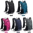 thumbnail image 4 of Sac à Dos d'Hydratation Extérieur Bleu Lac avec Réservoir d'Eau 2 L - Sac de Jour de Randonnée Léger, Polyester Hydrofuge, Fermeture Éclair Antivol, Multiples Compartiments pour le Camping, le Vélo, la Course,, 4 of 6
