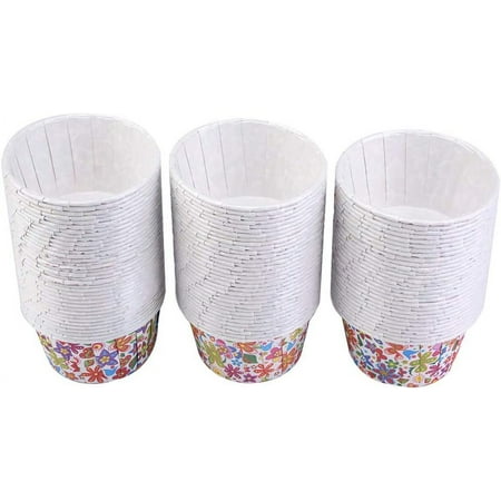 Cupcake Baking Cups, Muffin Liners Mini Cupcake Paper for Home Party Wedding Gift Decor, 100 Pack(Rainbow pattern)
