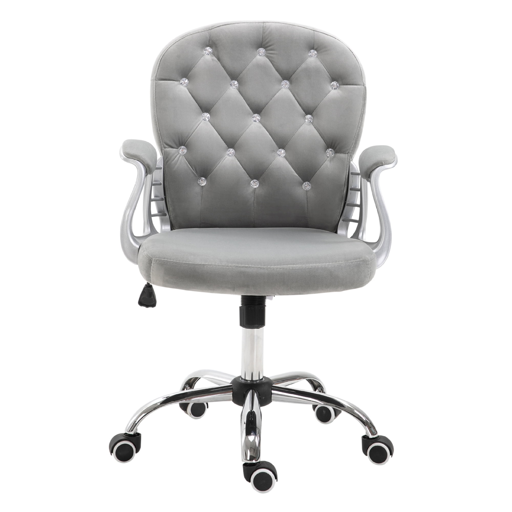 velvet office chair button tufted product