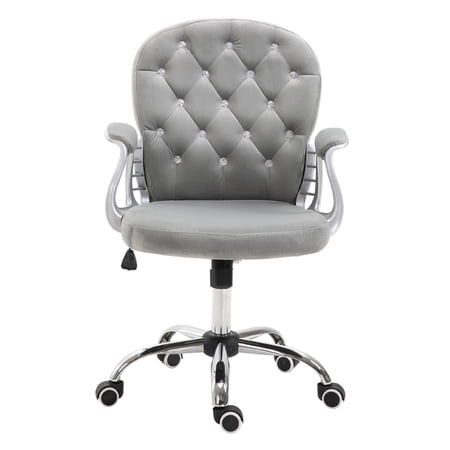 velvet office chair button tufted product