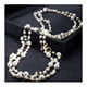 thumbnail image 3 of Colgantes para mujer, collares de perlas de imitación de aleación de Zinc en capas, cadena de decoración sin perforaciones, regalos, joyería, Ropa, zapatos y accesorios Miscelánea Blanco Sonducket AP004569-02, 3 of 6