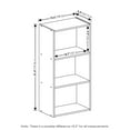 thumbnail image 5 of Furinno Luder 3-Tier Open Shelf Bookcase, French Oak, 5 of 5