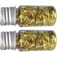 thumbnail image 1 of 2 Bottles Of Gold Foil Sprinkling For Crafts Decoration Ideal For Desserts And Halloween Party Application, 1 of 2